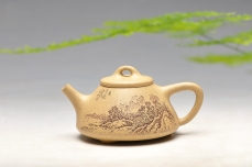 紫砂壶图片:台西芝麻段 糯米的质感 全手小子冶石瓢 实用精品 - 美壶网