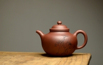 朱牧清紫砂壶 大气饱满 优质清水 传统掇球 茶聚实用 原矿清水泥 - 美壶网