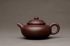 紫砂壶图片:美壶特惠 泓渝山房新品 扁潘壶 有趣实用 - 美壶网