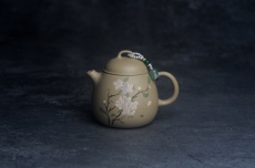 紫砂壶图片：美壶特惠 优质本绿憨瓢 茶人醉爱 - 美壶网