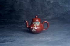 紫砂壶图片：美壶特惠 优质朱泥梨形壶 工夫茶具  茶人醉爱 - 美壶网