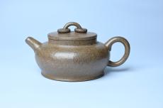 紫砂壶图片:美壶特惠 优质柴烧双圈壶 茶人醉爱 - 美壶网