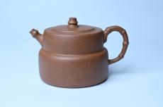 紫砂壶图片:美壶特惠 精致秀雅趣竹壶 茶人醉爱 - 美壶网