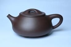 紫砂壶图片:美壶特惠 精致特好紫泥大满瓢 难度大 足足做了一个多星期 - 美壶网