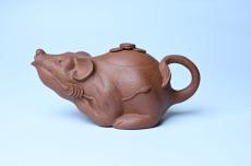 紫砂壶图片:美壶特惠 优质降坡泥鼠你有钱壶壶 茶人醉爱 - 美壶网
