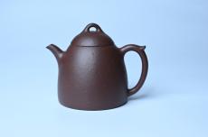 紫砂壶图片:美壶特惠 特好手磨料老紫泥秦权 茶人醉爱 - 美壶网