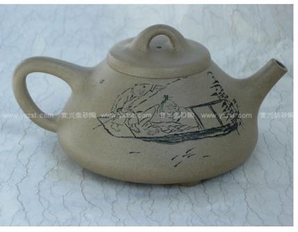 庞现军紫砂壶 石瓢  - 美壶网 庞现军紫砂壶 石瓢  - 美壶网