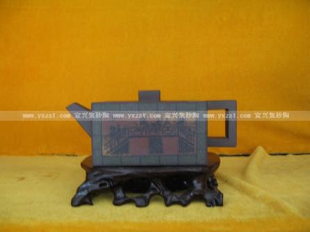 石泉紫砂壶 汉砖壶  - 美壶网 石泉紫砂壶 汉砖壶  - 美壶网