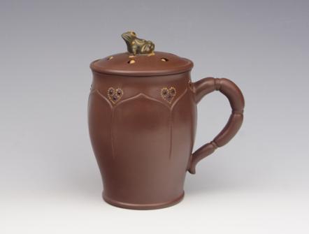 许海中紫砂壶 荷叶青蛙  - 美壶网 许海中紫砂壶 荷叶青蛙  - 美壶网