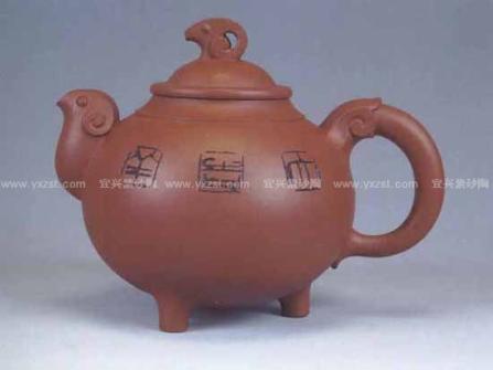 鲍志强紫砂壶 三羊开泰壶  - 美壶网 鲍志强紫砂壶 三羊开泰壶  - 美壶网