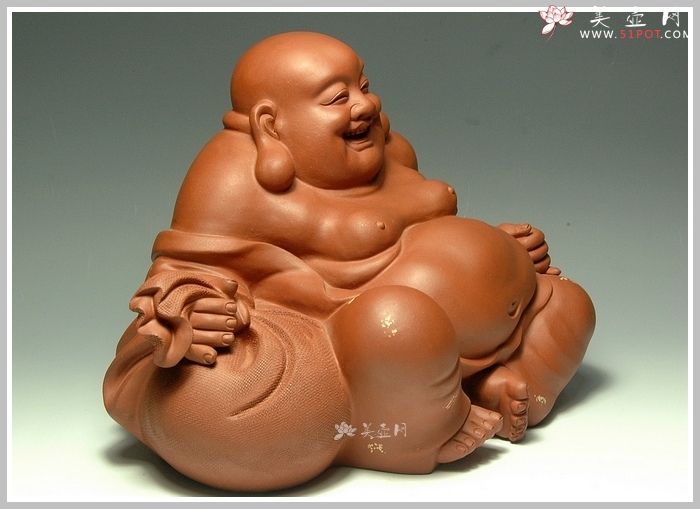 紫砂壶图片：布袋佛 - 宜兴紫砂壶网