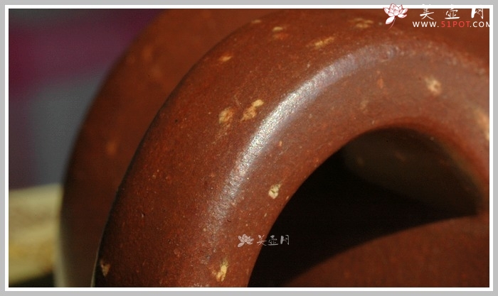 紫砂壶图片：全手工清水泥点砂之长乐 - 美壶网