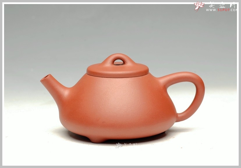 紫砂壶图片：功夫茶必备实用佳品 小子冶石瓢120cc - 宜兴紫砂壶网