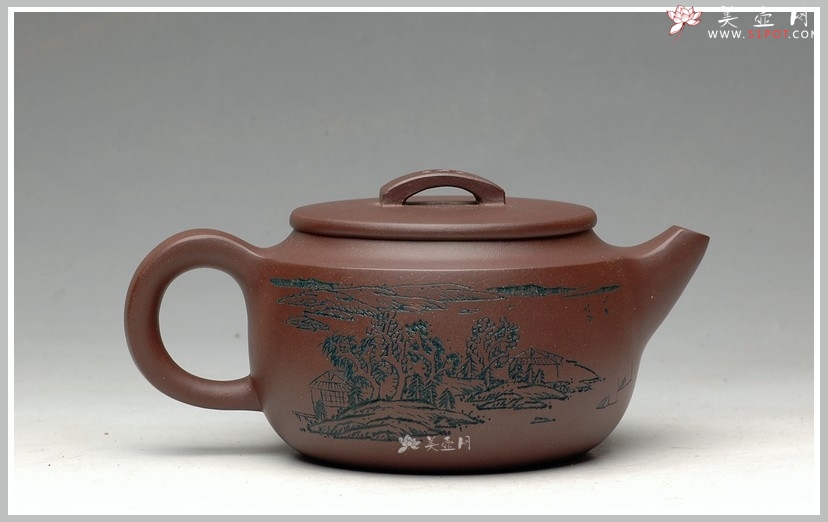 紫砂壶图片：禅茶一味 福壁 - 宜兴紫砂壶网