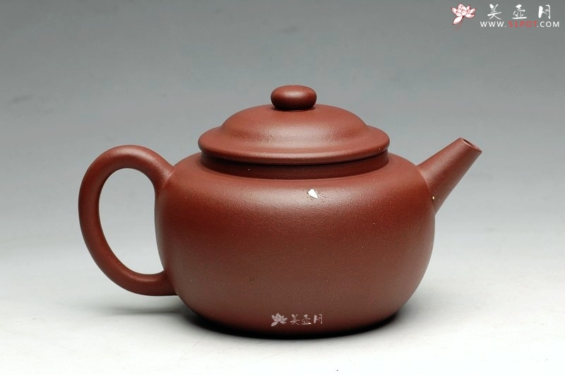 紫砂壶图片：饱满大气 古朴浑圆  全手融泉 - 宜兴紫砂壶网