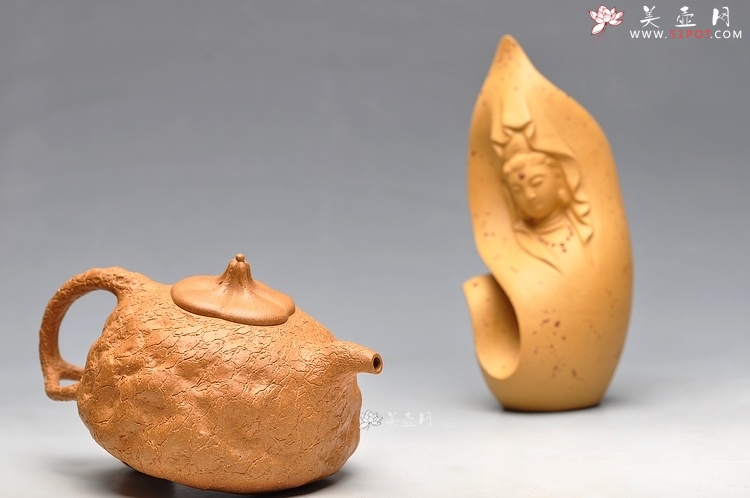 紫砂壶图片：夏立 壬辰年新作 瓜纽龚春 - 宜兴紫砂壶网