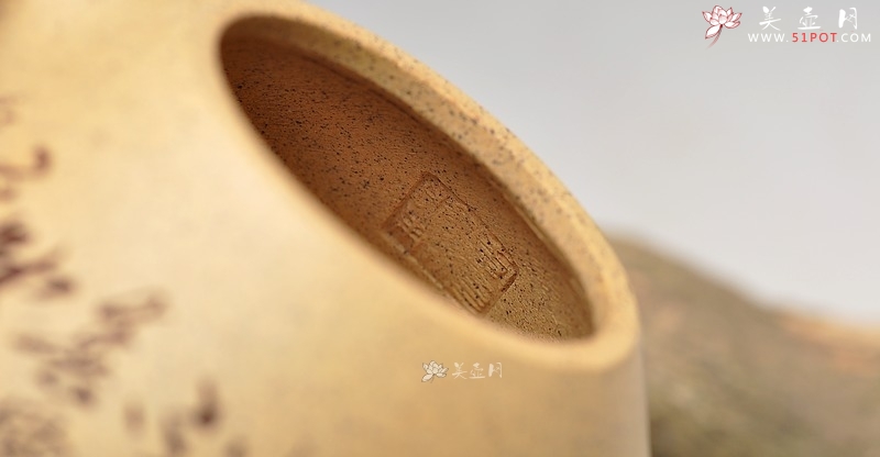 紫砂壶图片：台西芝麻段 糯米的质感 全手小子冶石瓢 实用  - 美壶网