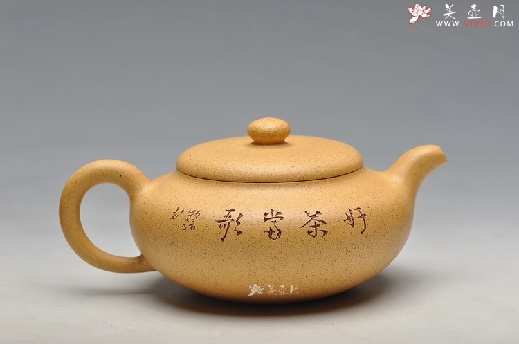 紫砂壶图片：淡雅得趣 实用佳品 鼓韵 - 宜兴紫砂壶网