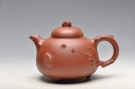 紫砂壶图片:惊艳双色立体梅花 颇有气势 梅花乳鼎 - 宜兴紫砂壶网