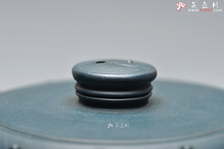 紫砂壶图片：厂壶 正品墨绿泥 八卦鼓  - 宜兴紫砂壶网