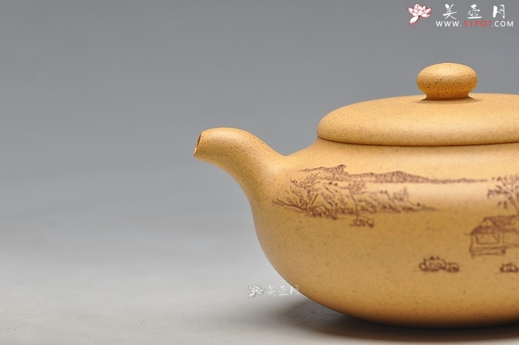 紫砂壶图片：淡雅得趣 实用佳品 鼓韵 - 宜兴紫砂壶网