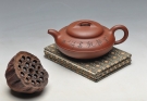 紫砂壶图片:张云熙作品 雅趣翰墨 室静观书 线圆 - 宜兴紫砂壶网