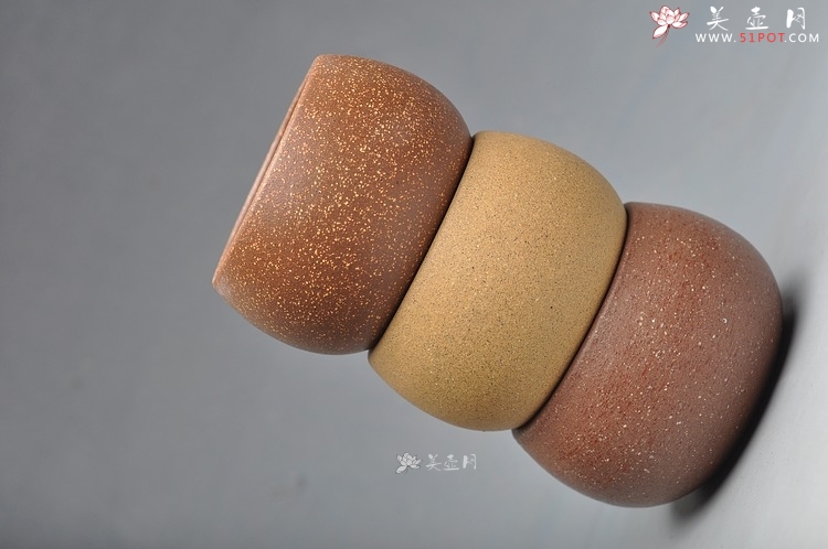 紫砂壶图片：优质朱泥调砂 芝麻段 最全 精品品茗杯 - 宜兴紫砂壶网