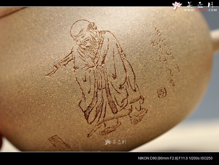 紫砂壶图片：全手老味高梨形 古拙之味 手中无梨式，难以言茗事 高寿与幽思 - 宜兴紫砂壶网