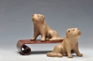 紫砂壶图片:精品 一对忠犬 蒋蓉款 - 宜兴紫砂壶网