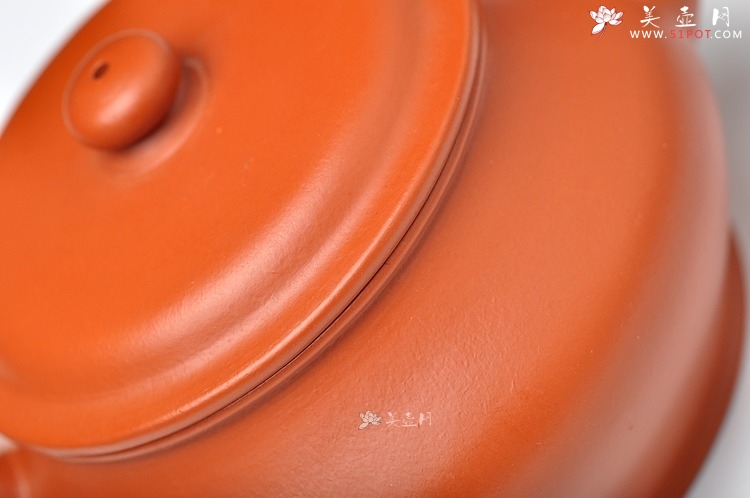 紫砂壶图片：小煤窑朱泥 全手水扁 传统实用 不接受定制 - 美壶网