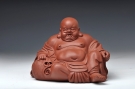 紫砂壶图片：栩栩如生 生动形象 坐罗汉 - 宜兴紫砂壶网