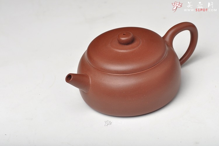 紫砂壶图片：杀茶利器 适合绿茶 全手润泉 - 美壶网