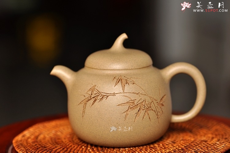 紫砂壶图片：传统 景舟茄段 - 美壶网