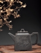 紫砂壶图片:史金妹最新全手镶片力作 志在四方 高俊大气 国大师李昌鸿装饰 - 宜兴紫砂壶网