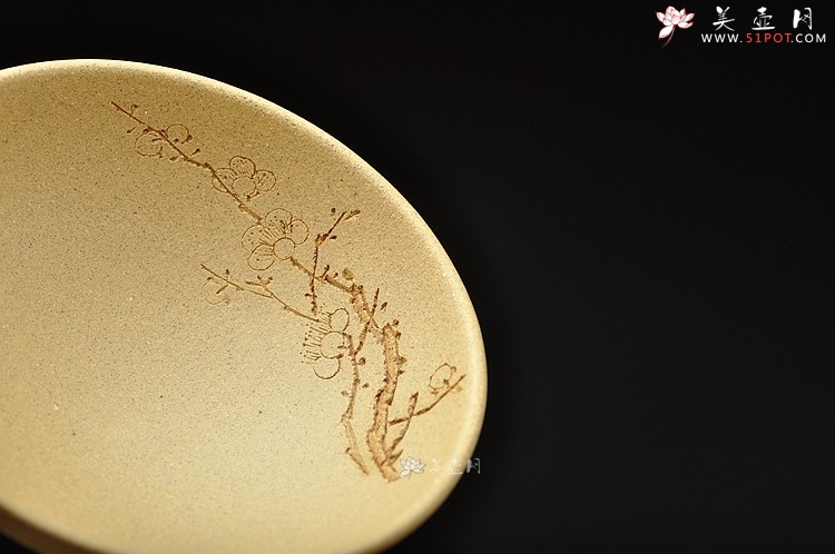 紫砂壶图片：一套梅兰竹菊 茶室之美 乳香杯 - 美壶网