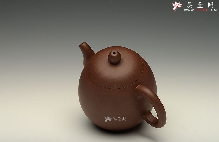 紫砂壶图片：周路健全手新作 挺拔有力 耐品实用  龙蛋壶 - 宜兴紫砂壶网