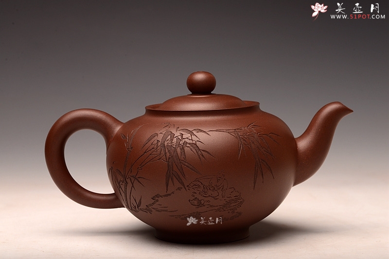 紫砂壶图片：高湘君大品全手点犀壶 李兆濂装饰 饱满大气 传统经典 - 宜兴紫砂壶网