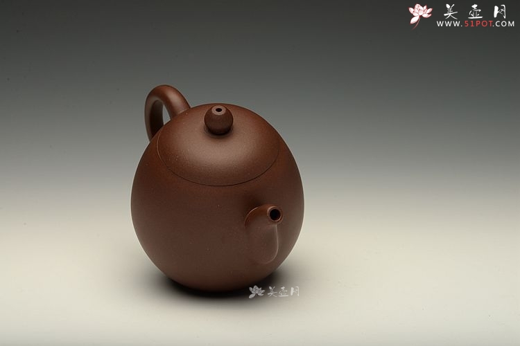 紫砂壶图片：周路健全手新作 挺拔有力 耐品实用  龙蛋壶 - 宜兴紫砂壶网