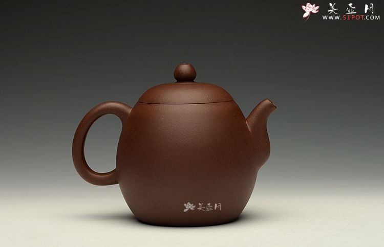 紫砂壶图片：周路健全手新作 挺拔有力 耐品实用  龙蛋壶 - 宜兴紫砂壶网