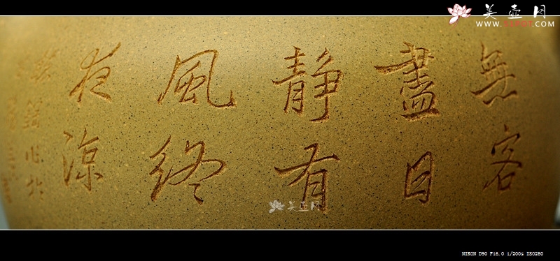 紫砂壶图片：文气作品  线条含蓄流畅 全手虚极 - 宜兴紫砂壶网