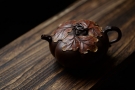 紫砂壶图片:花货奇才-顾正芳 惊艳力作 全手筋囊薄胎花货 夏日南瓜 - 宜兴紫砂壶网