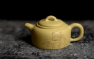 紫砂壶图片：传统器形之曼生井栏 本山绿 - 宜兴紫砂壶网