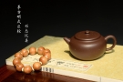 紫砂壶图片:潜力股陈春妹 自藏老拼紫 全手铺砂明式巨轮 做工精致 性价比明显 - 宜兴紫砂壶网