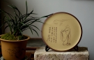 紫砂壶图片:张听刚挂盘 以刀代笔 行云流水 老辣精炼 - 宜兴紫砂壶网