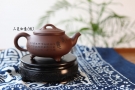 紫砂壶图片：三足如意壶 - 宜兴紫砂壶网