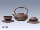 紫砂壶图片：龙凤呈祥茶具 - 宜兴紫砂壶网