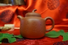 紫砂壶图片：茄段 文革红泥 - 宜兴紫砂壶网