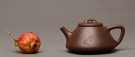 紫砂壶图片:周路健乙未冬全手精品力作 摹李寒勇子冶石瓢 耐品劲道 国师和石装饰 - 宜兴紫砂壶网