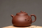 紫砂壶图片:潘丹初作品 吉祥祝福 敦厚可人 全手佛手 - 宜兴紫砂壶网