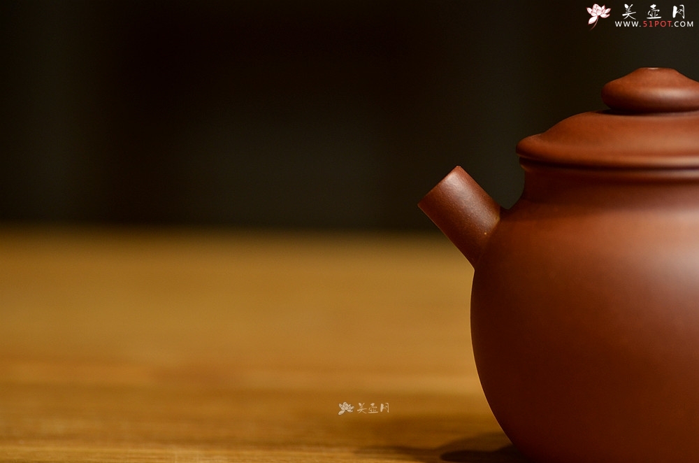 紫砂壶图片：美壶特惠 玩味巨轮 茶人爱 实用 独孔加不锈钢滤网 - 美壶网
